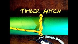 Timber Hitch Lumberman’s Knot and Countryman’s Knot with Half Hitch  Killick Hitch [upl. by Latsirhc653]