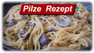 Austernpilze Rezept  in Sahne Soße  Perfekt für Champignons und Austernseitlinge [upl. by Nallek]