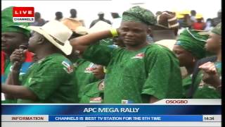 Osun Guber Election APC Holds Mega Rally Pt1 [upl. by Etolas]