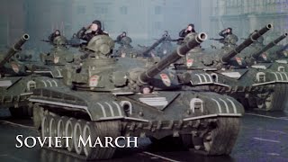 Eng CC Soviet March  1980s Soviet Army Red Alert 3 [upl. by Tranquada]