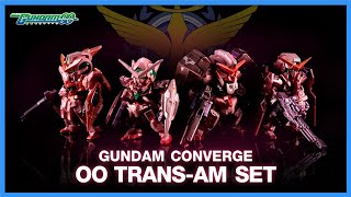 Gundam Converge OO TransAm Set Review [upl. by Joost282]