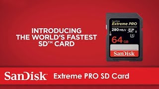 SanDisk Extreme PRO® SDHC™SDXC™ UHSII Memory Card  Official Product Overview [upl. by Eiramenna764]