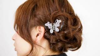 サイドから流れるように作る編みこみヘアースタイル Hair Style braid hair [upl. by Gibson]