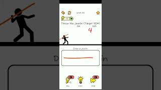 draw 2 beat game level 20 throw the javelin target 50 m mast video viralvideo gaming subscribe [upl. by Hpejsoj]