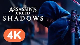 Assassins Creed Shadows  Official Cinematic Reveal Trailer 4K [upl. by Ayikin]