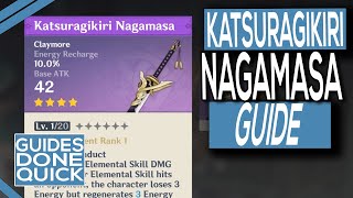 How To Get The New Katsuragikiri Nagamasa Claymore In Genshin Impact [upl. by Anilad610]