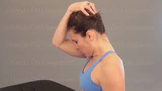 Splenius Capitis and Cervicis Self Stretch Exercise  Using your hand [upl. by Ahsal]