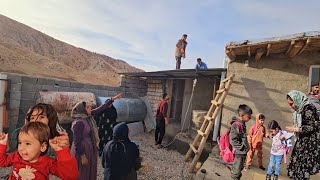 🌄A rural family Tianaz a little village girl goes to school vilagevlogs [upl. by Bathsheeb]