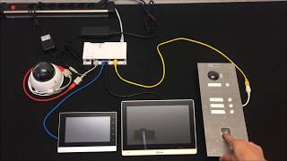 Einstellung einer IP Video Türsprechanlage mit einem Fingerprint Modul [upl. by Ahola213]