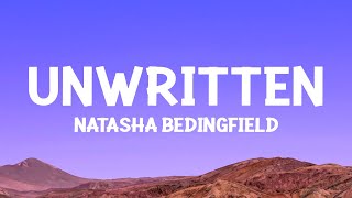 natashabedingfield  Unwritten Lyrics [upl. by Esekram]