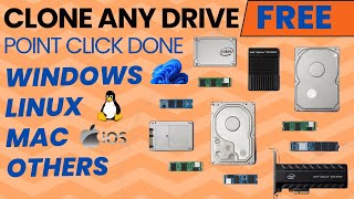 Free and Easy SSD Cloning Software  Windows Linux and Mac IOS [upl. by Avrom]