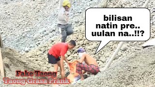 Fake Taong Grasa Prank IringSungkaban Kingbross [upl. by Atinej]