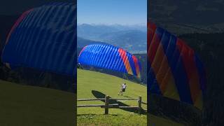 Paragliding launch in Werfenweng paragliding parapente [upl. by Moncear386]