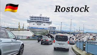 Rostock Germany  Drive off the Ferry [upl. by Gnus]