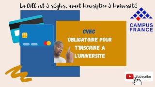 La CVEC est à régler avant linscription à luniversité [upl. by Aivle]