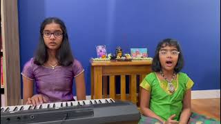 Navarathri Devi Sloka amp Song  Ananya amp Anushka [upl. by Anived198]