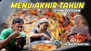 Menu Akhir tahun Ayam pedesan mantap poll [upl. by Aihsik]