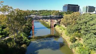 Bremer River Town Reach Ipswich QLD and Brassall Bikeway Mihi Ck section [upl. by Ekaterina852]