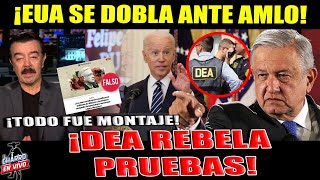 🚨BOMBAZO TODO FUE MONTAJE ¡DEA REBELA LA VERDAD AMLO DOBLÓ A EUA ¡AGENTE LOS HUNDE [upl. by Norma]