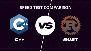 C vs Rust Speed Comparison [upl. by Ariela745]