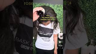 Regrow Edges amp Hairline  Viral Rosemary Hair Growth Oil  Black Girls With Waist Length Hair [upl. by Collbaith]