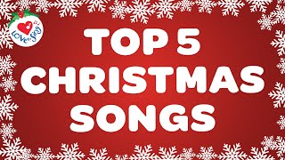 BEST 5 Top Christmas Songs with Lyrics 🎄 POPULAR Merry Christmas Music 🎅 2024 [upl. by Sarah761]