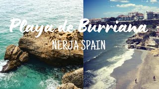 Playa de Burriana  Nerja Spain [upl. by Molahs]