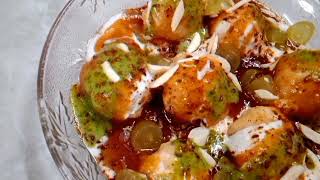 Soft Dahi Bhalla Papdi Chaat  Chaat Papdi at home in Hindi  Dahi Bhalla Recipe  Mongaz FoodLab [upl. by Plunkett212]