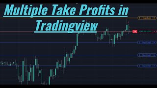 How to Set Multiple Take Profits in Tradingview [upl. by Risay]