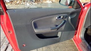 Seat Ibiza 02 to 08 how to replace door speakerssimple guide [upl. by Ellinet]