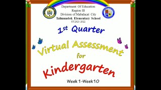 kindergarten Assessment MELC Based [upl. by Boycie]