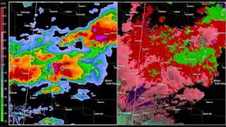 Doppler Radar  Hackelburg Alabama EF5 Tornado  April 27 2011 [upl. by Bron]