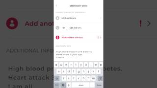 Tutorial  Where can I add information about my allergies or illnesses [upl. by Arrat]