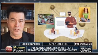 Genius Group GNS on Bloomberg 6 May 2022 [upl. by Edlitam]