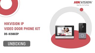 Hikvision DSKIS603P IP Video Door Phone Kit  Unboxing amp Setup Guide [upl. by Harimas]