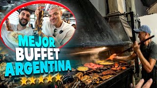 EL MEJOR BUFFET DE PARRILLA ARGENTINA NO TIENE SENTIDO INVITO A UN SEGUIDOR AL ASADO SIN LIMITES [upl. by Virginie]