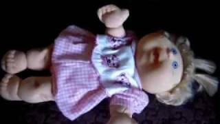 CABBAGE PATCH KIDS quotBABY GIGGLESquot DOLL [upl. by Airdnekal557]