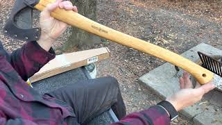 Hults Bruk Kisa first impressions camping NEW AXE [upl. by Aiyot]