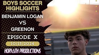 Greenon Vs Benjamin Logan Highlights  Ohio High School Boys Soccer [upl. by Fisa808]