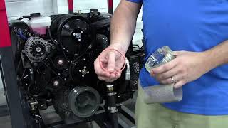 How to Inspect and Clean the Sea Strainer on Malibu Boat Engine [upl. by Pratt]