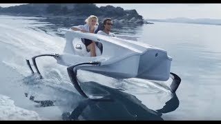 Top 5 Watercraft Can Fly Over Water  Hydrofoils Boats [upl. by Ameluz]