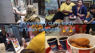 shaadi ki salgirah ki patidev ne kuchh Aisa Kiya celebrate 🎊🎊 [upl. by Jonell]