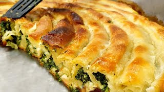 ZELJANICA  Domaća pita sa zeljemšpinatom Provjeren recept za jufke [upl. by Esyla]