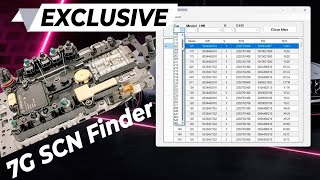 Exclusive 7G SCN Finder for Replacing the Control Unit ECU of 7G Automatic Transmission Mercedes [upl. by Gillett]