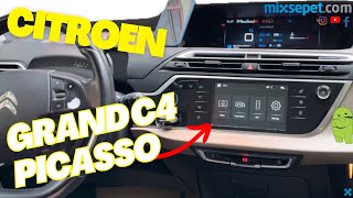 CITROEN GRAND C4 PICASSO 20132018ANDROİD MULTİMEDYA SİSTEMİ  citroen grandc4pıcasso carplay [upl. by Twedy]