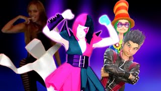 Disturbia  Just Dance Vs Dance Central Vs Dance Paradise Vs Lets Dance Vs Kidz Bop Dance Party [upl. by Adarbil]