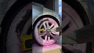 Dirty Wheel Cleaning Car Wash [upl. by Halstead]