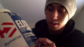 DYMATIZE ELITE 100 WHEY PROTEIN CAFE MOCHA REVIEW [upl. by Perlis]