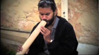 Didgeridoo Busker at the Fremantle Markets Western Australia [upl. by Larred]