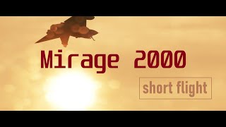 Mirage 2000  short flight over Creech AFB [upl. by Dambro562]